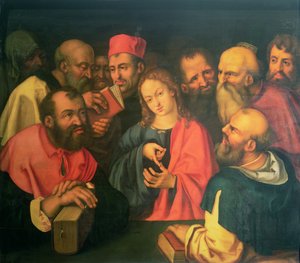 Kristus, tolv år gammel, blant de skriftlærde, 1500- eller 1600-tallet